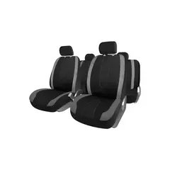 GENERICO - X11 Fundas Cubreasiento Universal Negro Labg