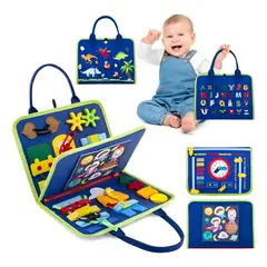GENERICO - Libro Para Estimulación Desarrollo Sensorial Juego Educativo