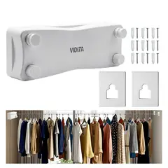 VIDITA - Tendedero Retráctil 5.2m Acero Inoxidable 304 De Pared