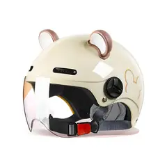 GENERICO - Casco Bicicleta Regulable Con Mica Para Niños Labg