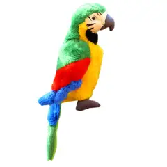VATYERTY - Peluche de imitación de loro, guacamayo y cacatúa Multicolor