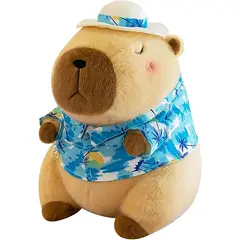 VATYERTY - Capibara adorable con falda floral Marrón