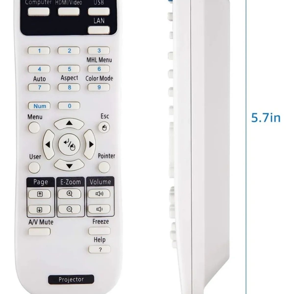 GENERICO - Remoto Control 1599176 De Proyector Epson Todos Los Modelos