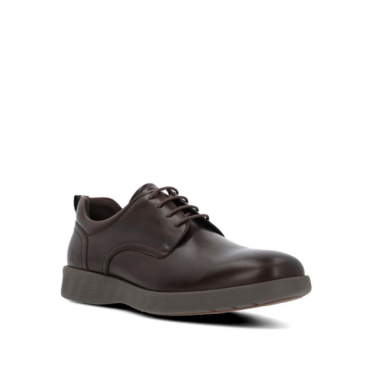 Zapato Cuero Spinal Town Hombre Café