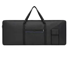 GENERICO - Funda Teclado Piano 61 Teclas Impermeable Acolchado Negro