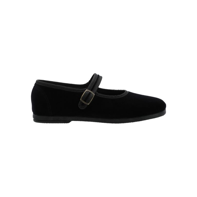Ballerina Terciopelo Mujer Oli Negro