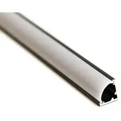 TECHNOLAMP - Perfil Aluminio Negro Esquina Para Cinta Led 3Mts. 10Mmx10Mm