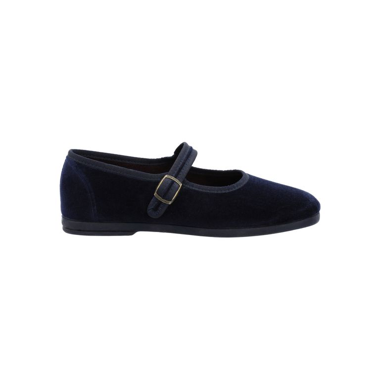Ballerina Terciopelo Mujer Oli Azul