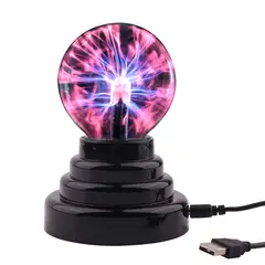 VATYERTY - Lámpara de plasma con bola de electricidad estática alimentada por USB