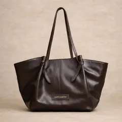CHOPI MARTINO - Bolso Millai Cuero Chocolate 100% Cuero