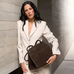 CHOPI MARTINO - Bolso Chiara Reno Chocolate 100% Cuero