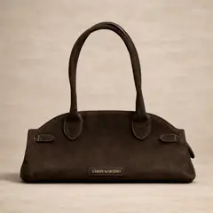CHOPI MARTINO - Bolso Aurora Reno Chocolate 100% Cuero