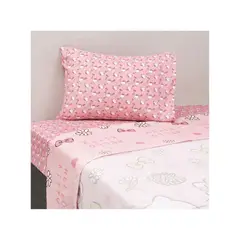 WINDSOR - Sabana 1.5 plaza infantil microfibra hello kitty