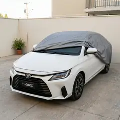 ARMONIA - Funda Cubre Auto Gris Plomo Protectora Calidad - Yaris Sedan