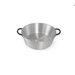 GENERICO - Paila De Aluminio Para Freír 44cm Grande Con Asas