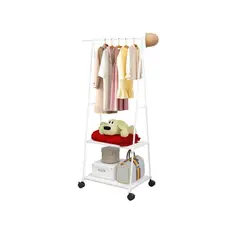 GENERICO - Perchero Closet Estante Organizador Colgador Ropa Color Blanco