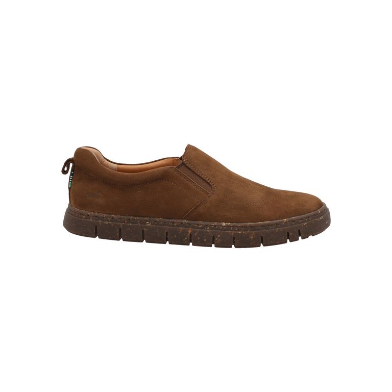 Slip On Cuero Hombre Perth Café