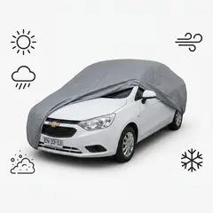 ARMONIA - Funda Cubre Auto Gris Plomo Protectora Compatible con Sail 7EF .