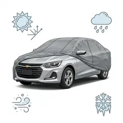 ARMONIA - Funda Cubre Auto Onix 2021 Protectora Gris Plomo Resistente