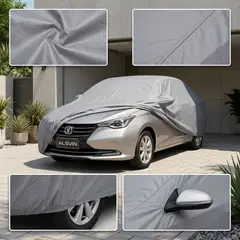 ARMONIA - Cubre Auto Protectora Gris Plomo para Alsvin Funda Exterior