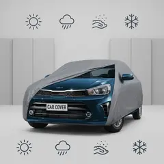ARMONIA - Funda Cubre Auto Gris Plomo Protectora Soluto Elegante