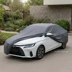 ARMONIA - Funda Cubre Auto Gris Plomo Protectora - Yaris Sedan 7EF