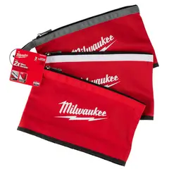 MILWAUKEE - Estuche Con Cierre Heavy Duty Resistente - Pack 3 unidades 48-22-8193