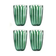 GUZZINI - Set 4 Vasos Dolcevita Esmeralda