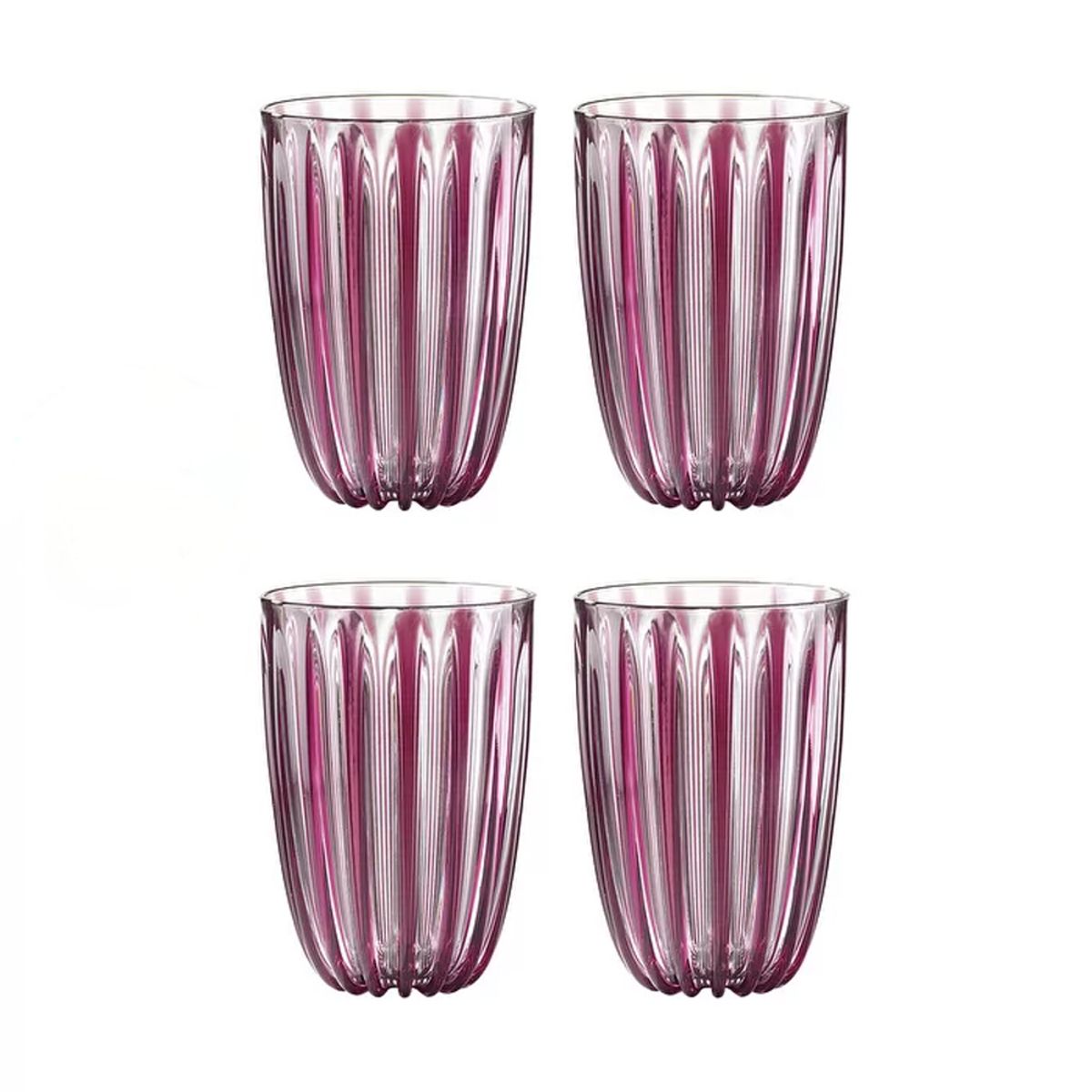 GUZZINI - Set 4 Vasos Dolcevita Amatista