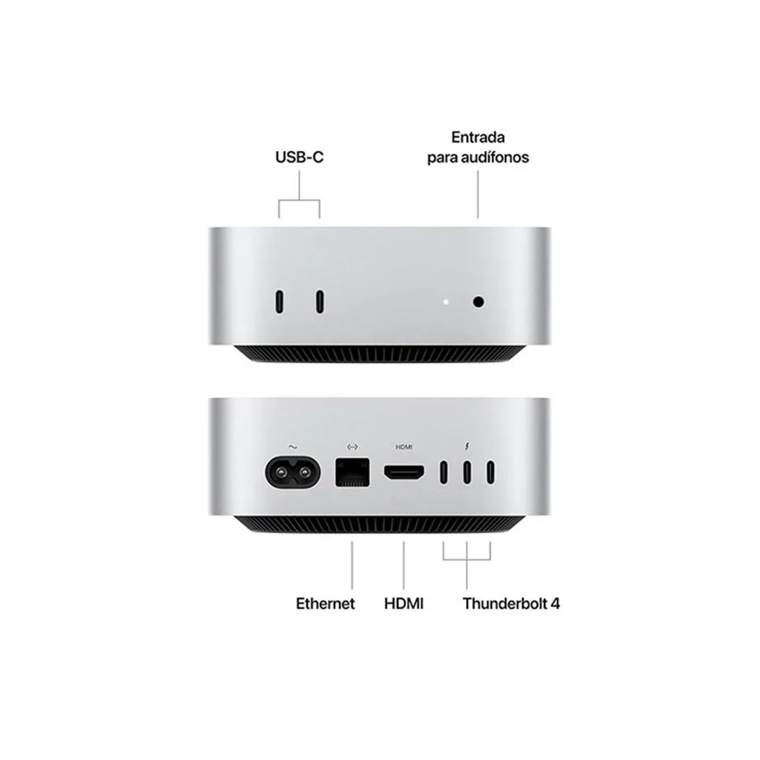 APPLE Apple Mac Mini M4 16GB 512GB SSD Gris | Falabella Chile