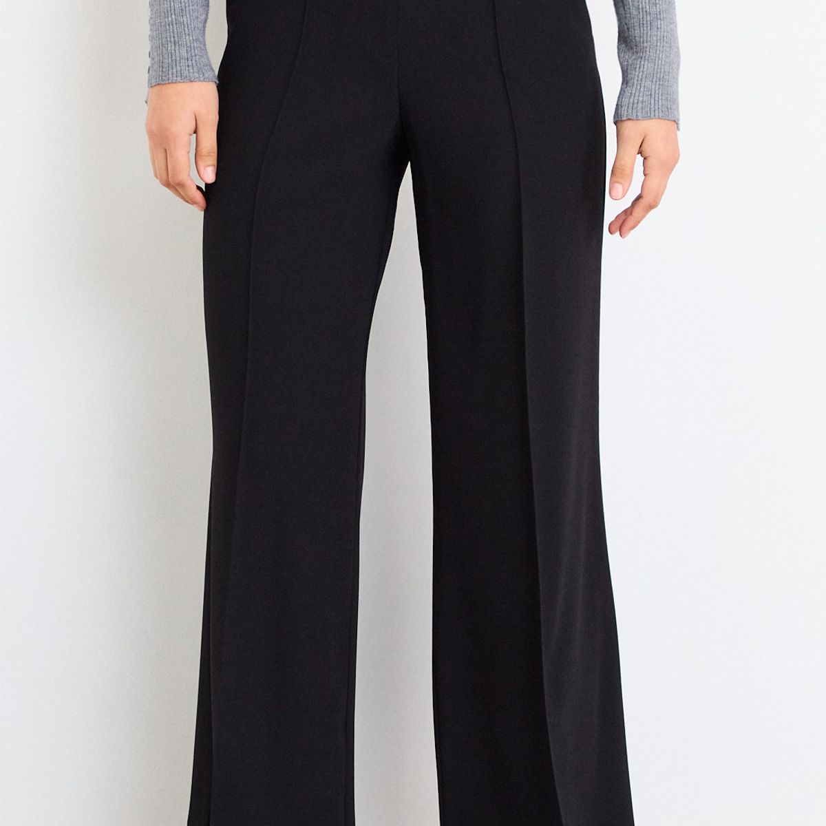 IO - Pantalon Liso Mujer Negro Io