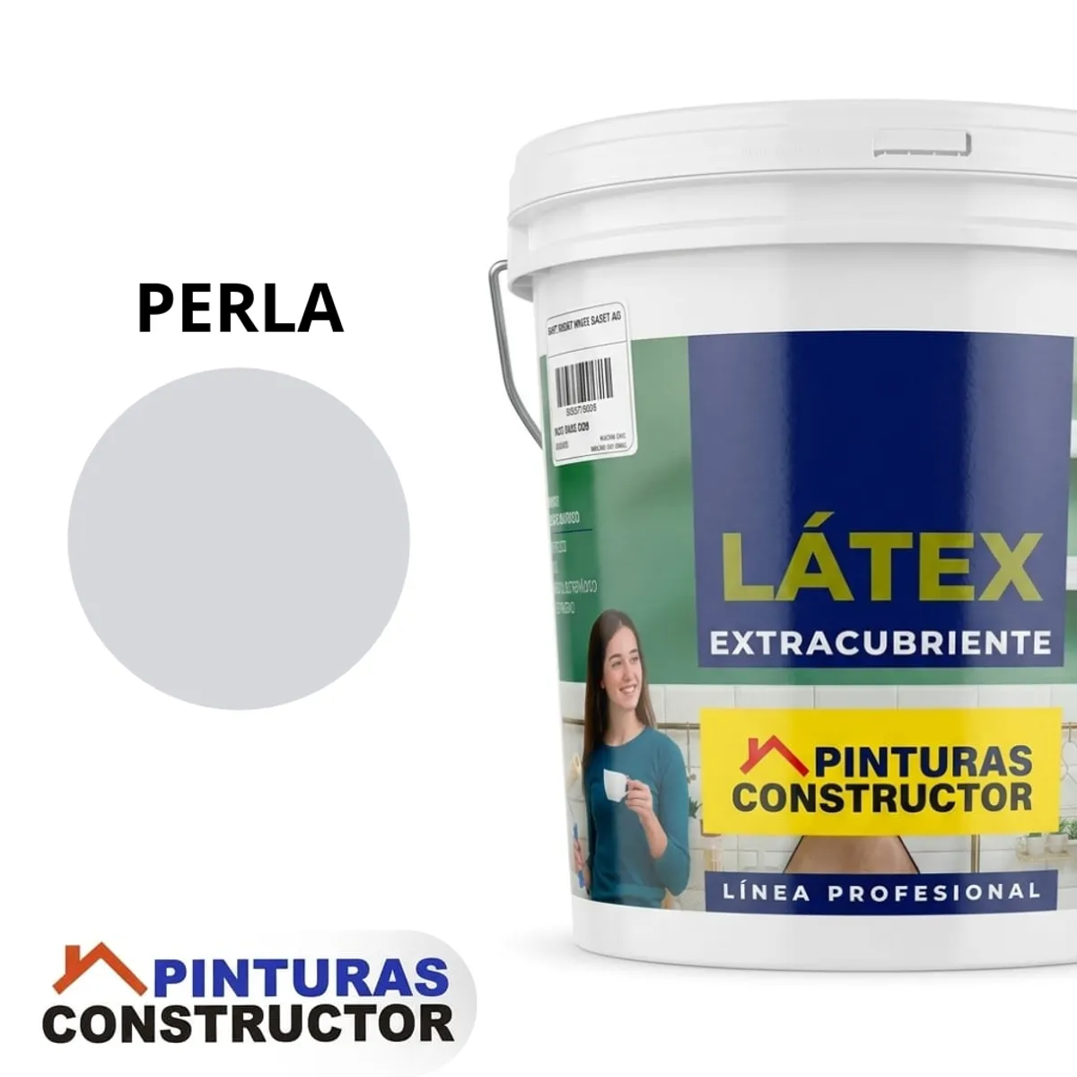 GENERICO - Látex al Agua Extracubriente Tineta 4G Color Perla
