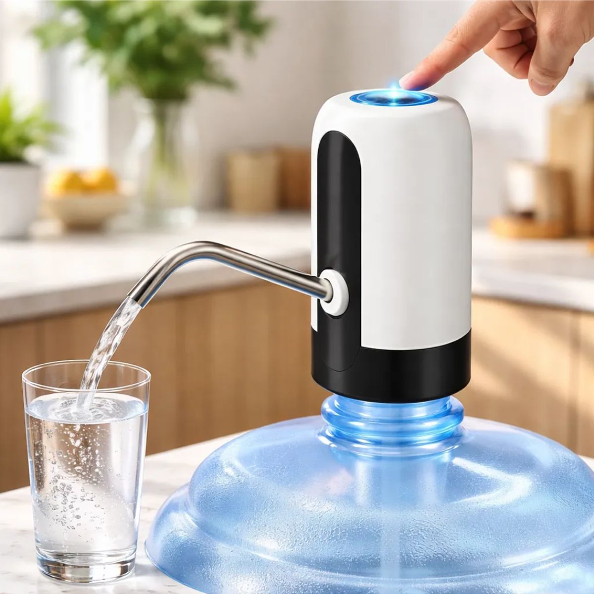 GENERICO - Dispensador De Agua Bomba Eléctrica Recargable Usb
