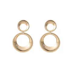 LUX JOYAS - AROS ALEACIÓN CIRCLE DIS X2