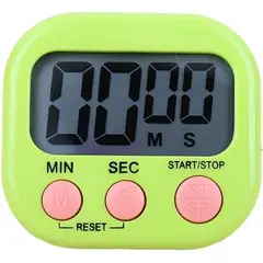 GENERICO - Timer Digital de Cocina Reloj Temporizador color Verde