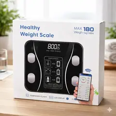 GENERICO - Pesa De Baño Digital Inteligente Bluetooth Max 180 Kg
