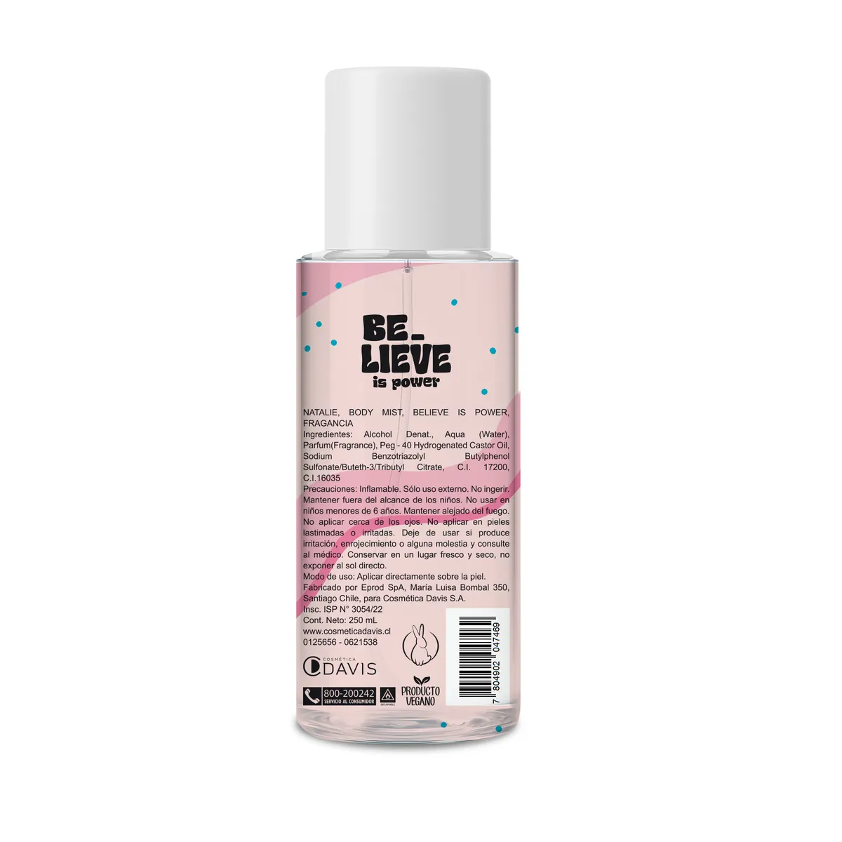 GENERICO - Fragancia Natalie Belive Is Power 150ml