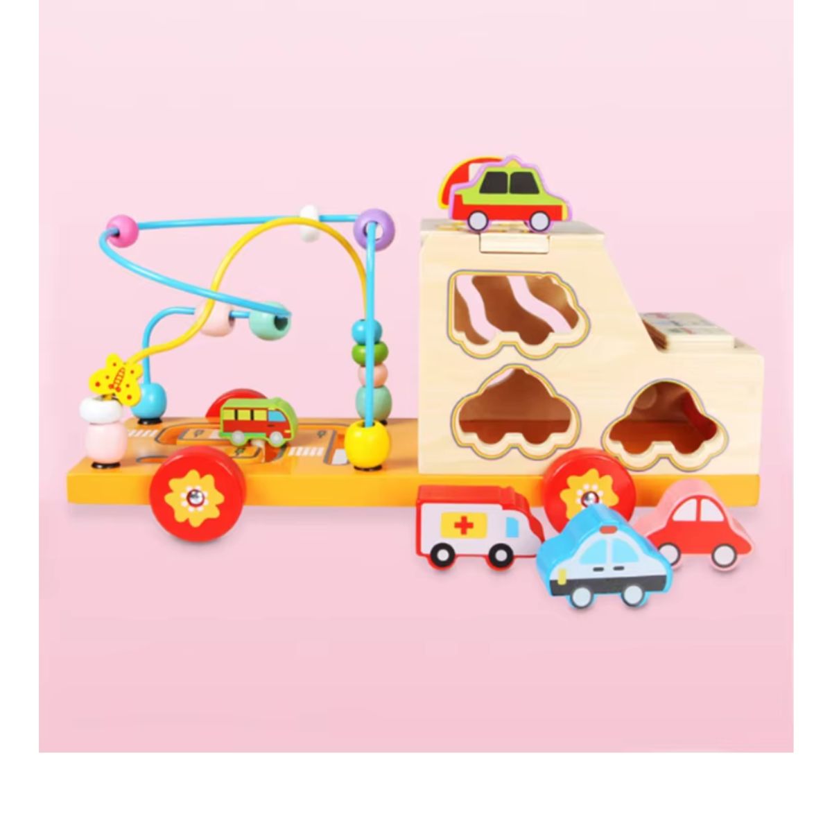OEM - JUGUETE DIDACTICO CAMION MULTIFUNCIONAL MONTESSORI