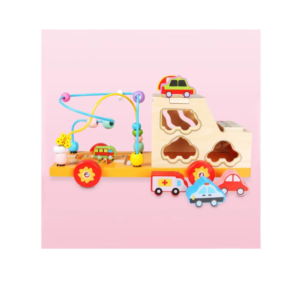 OEM - JUGUETE DIDACTICO CAMION MULTIFUNCIONAL MONTESSORI