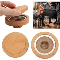 GENERICO - Juego de Cocina para Fumadores de Cóctel de Madera