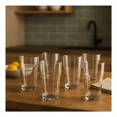 GENERICO - Set 24 vasos apilables para bebidas 340ml