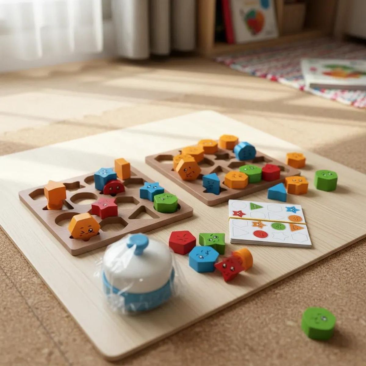 GENERICO - Juego Didáctico Sensorial de Madera para Coordinación