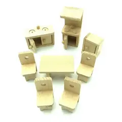 GENERICO - Mini mueble de madera estilo Montessori para niños