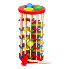 GENERICO - Juego Didáctico Torre Escalera de Madera para Niños