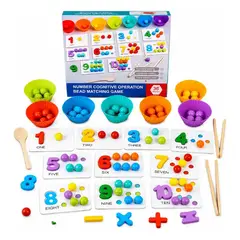 GENERICO - Juego Educativo Montessori para Matemáticas y Motricidad