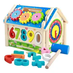 GENERICO - Bloque de Actividades de Madera para Niños