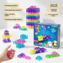 GENERICO - Bloques De Gelatina Construcción Para Niño