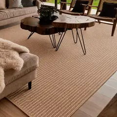 BAZHARS - Alfombra Yute 200X290 cm LAVABLE CRAFT 080306