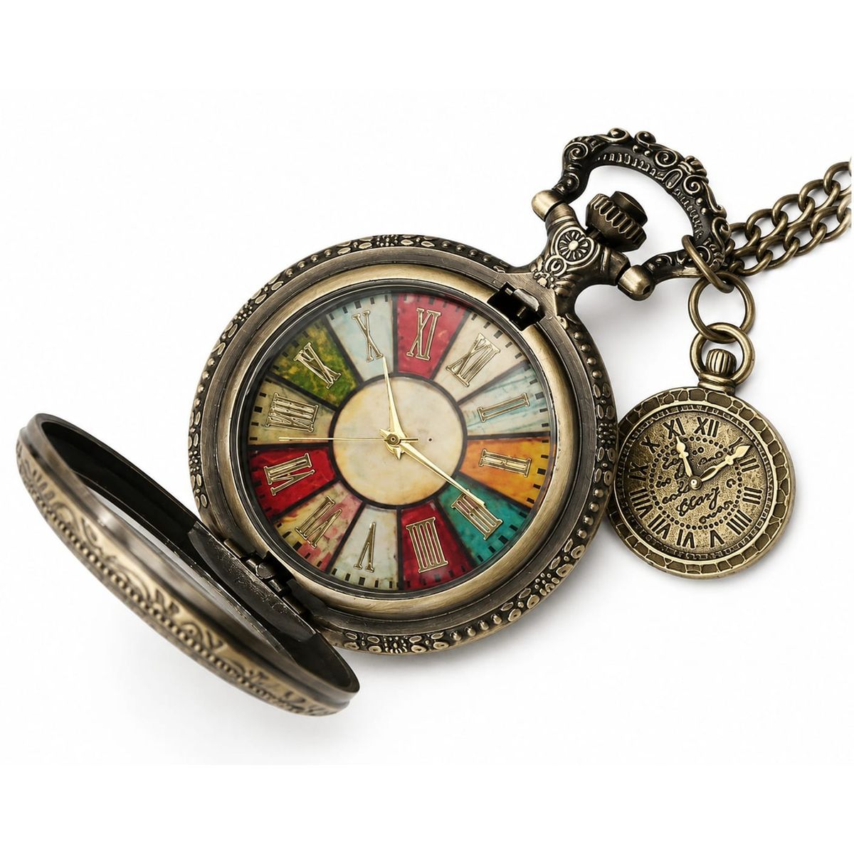 RELOJ DE BOLSILLO STEAMPUNK   BRONCE  VINTAGE, marca GENERICO - Foto Principal