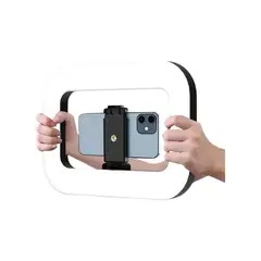 GENERICO - Estabilizador Aro De Luz Led Soporte Celular Grabación Rig